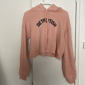 Cropped Detroit sweatshirt